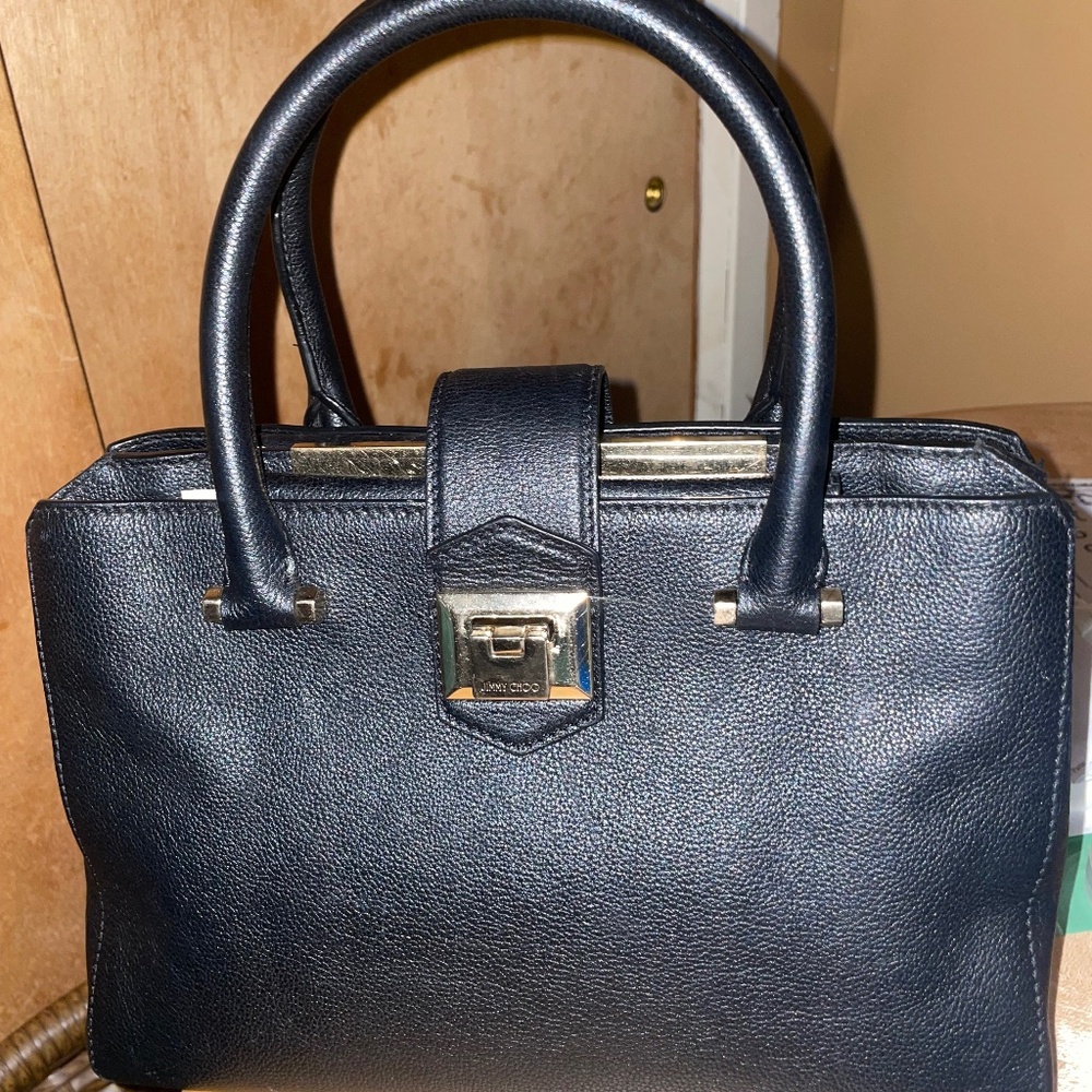 Jimmy Choo Marianne Grainy Tote Bag